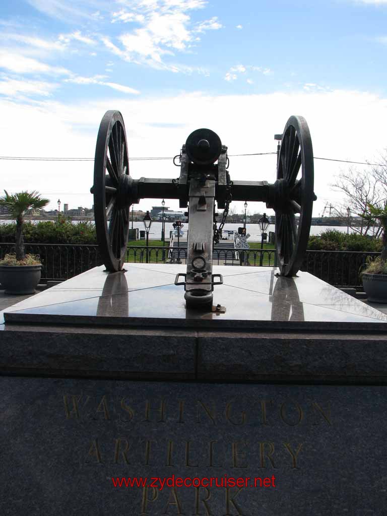 013: Washington Artillery Park - A Real Civil War Cannon, New Orleans. LA