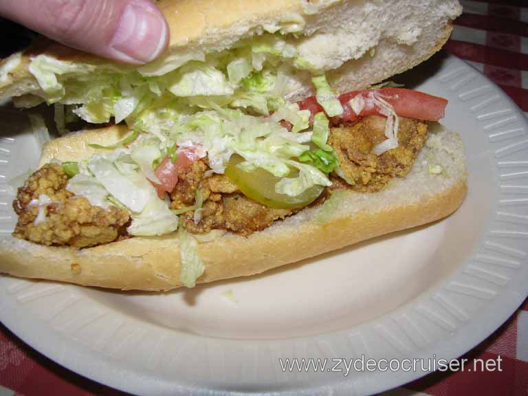 023: Johnny's Pobys, New Orleans, LA - Oyster poboy, dressed
