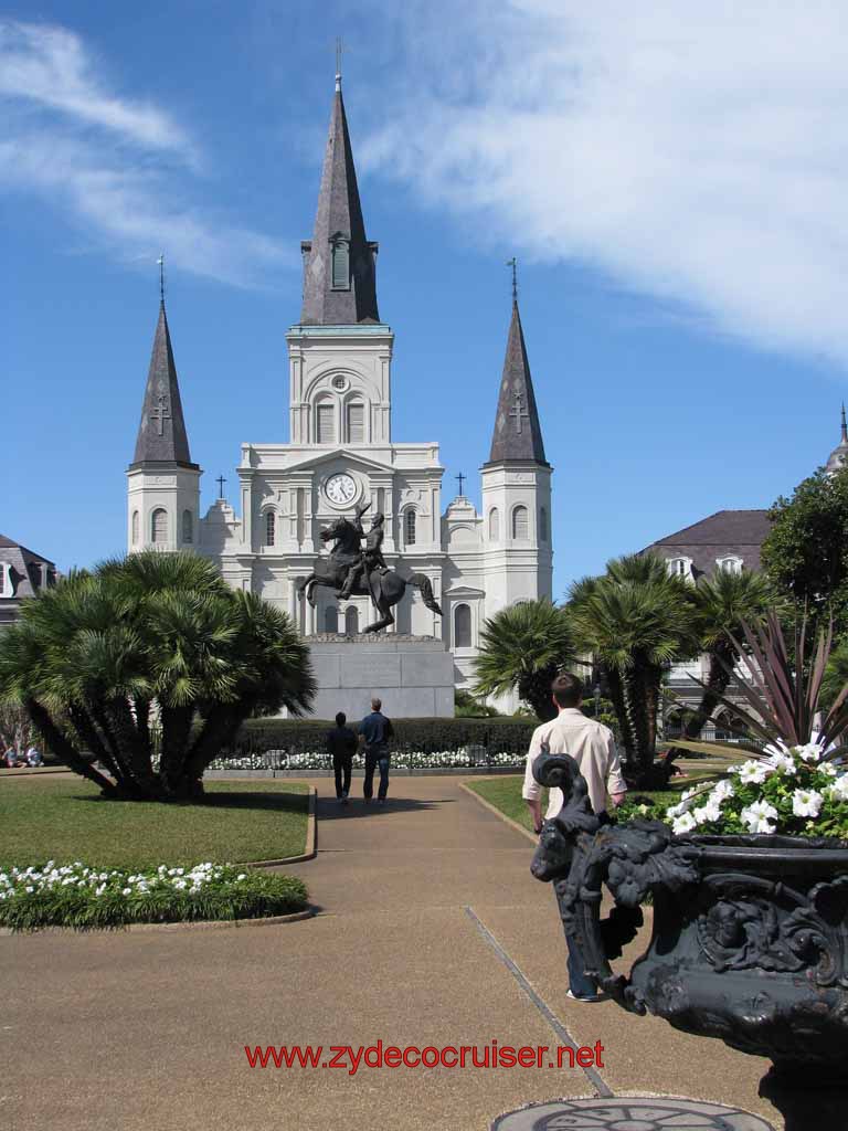 028a: Jackson Square and St Louis Cathedral, New Orleans, LA