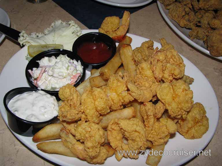 007: Deanie's, New Orleans, French Quarter, Fried Shrimp dinner