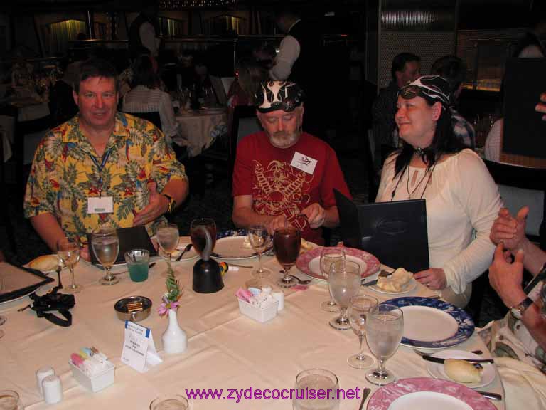 202: Carnival Fantasy, John Heald Bloggers Cruise 2, Progreso, Uncle Mickey - There's pirates in the dining room - Arrrrg!