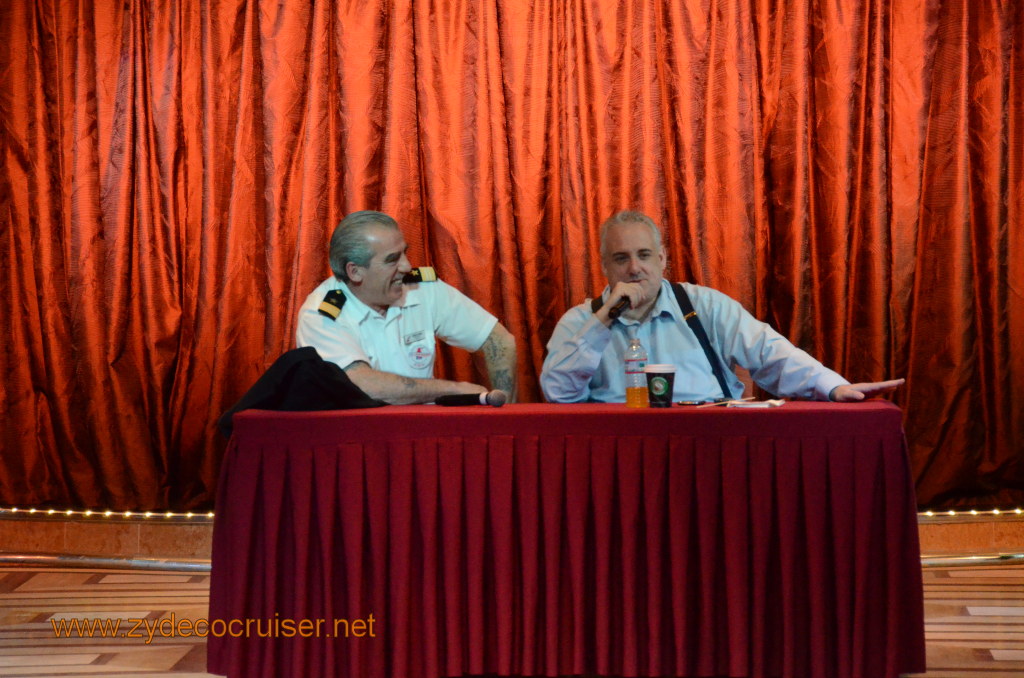 016: Carnival Magic, BC5, John Heald's Bloggers Cruise 5, Sea Day 1, Q&A Session with John and a Few Beards, Ken and John