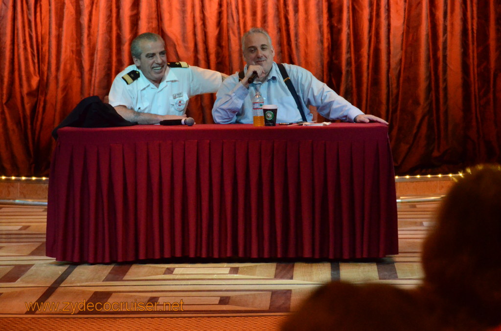 018: Carnival Magic, BC5, John Heald's Bloggers Cruise 5, Sea Day 1, Q&A Session with John and a Few Beards, Ken and John