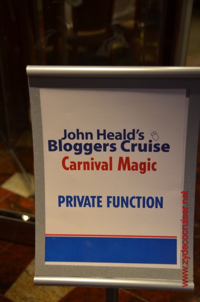 098: Carnival Magic, BC5, John Heald's Bloggers Cruise 5, Sea Day 1, Bloggers Tea Time, 