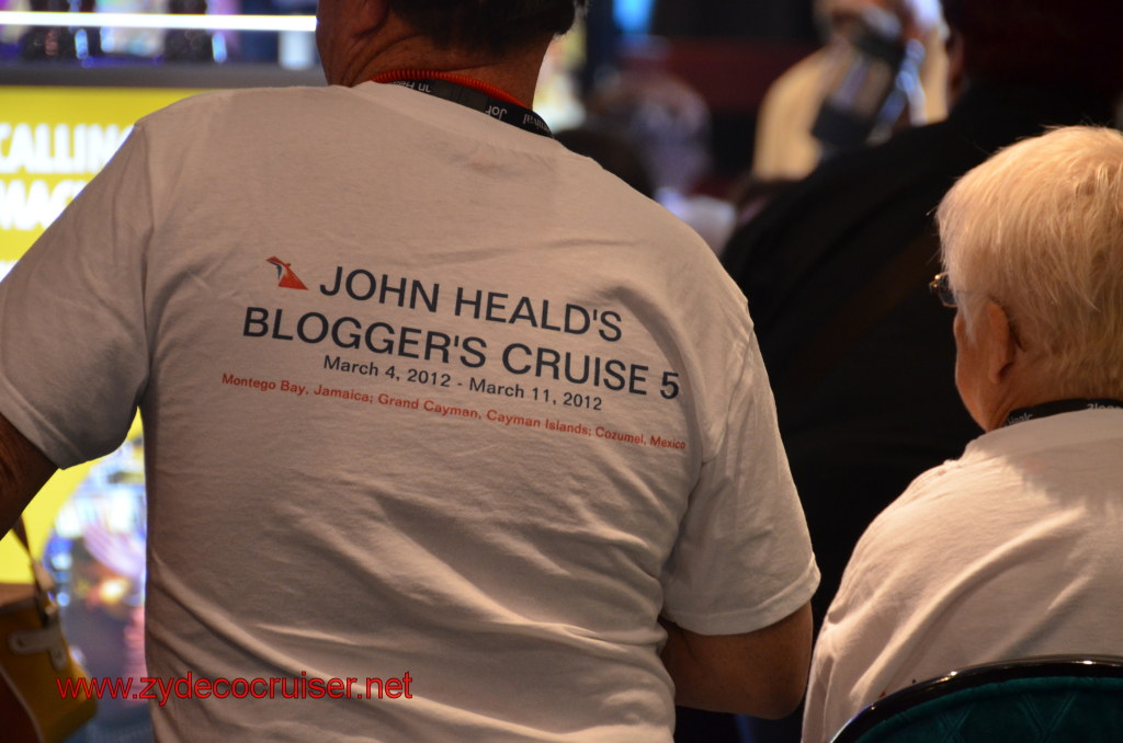 022: Carnival Magic, BC5, John Heald's Bloggers Cruise 5, Sea Day 2, Private Function, Bloggers Slot Pull