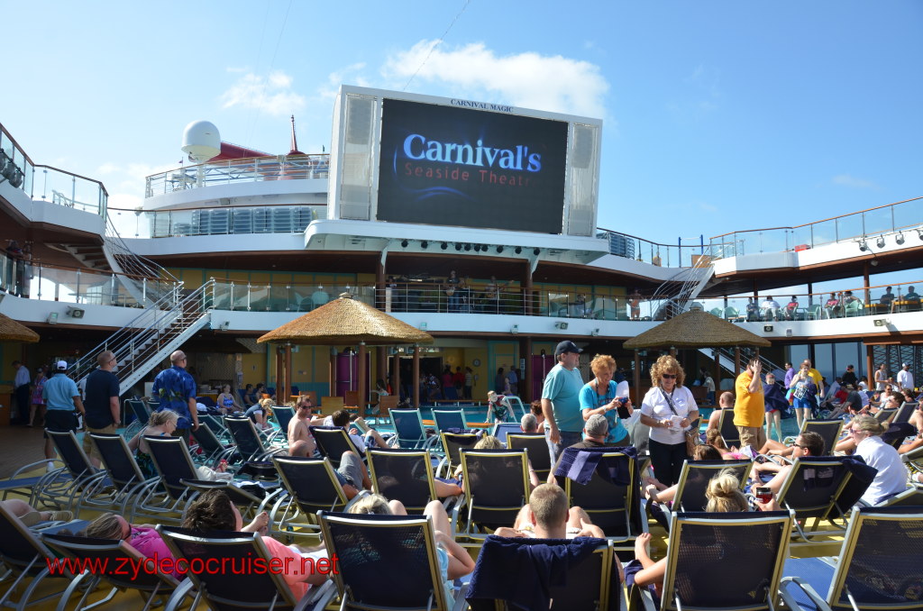 044: Carnival Magic, BC5, John Heald's Bloggers Cruise 5, Sea Day 2, Lido, Beach Pool, 