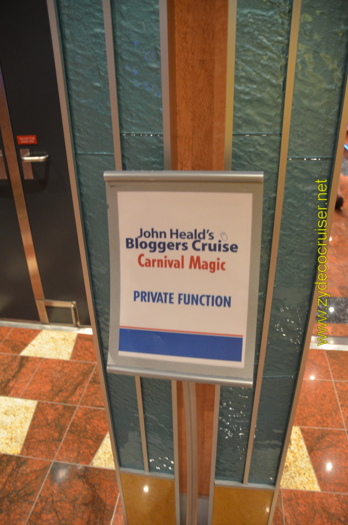 227: Carnival Magic, BC5, John Heald's Bloggers Cruise 5, Sea Day 3, Bloggers Farewell Party, 