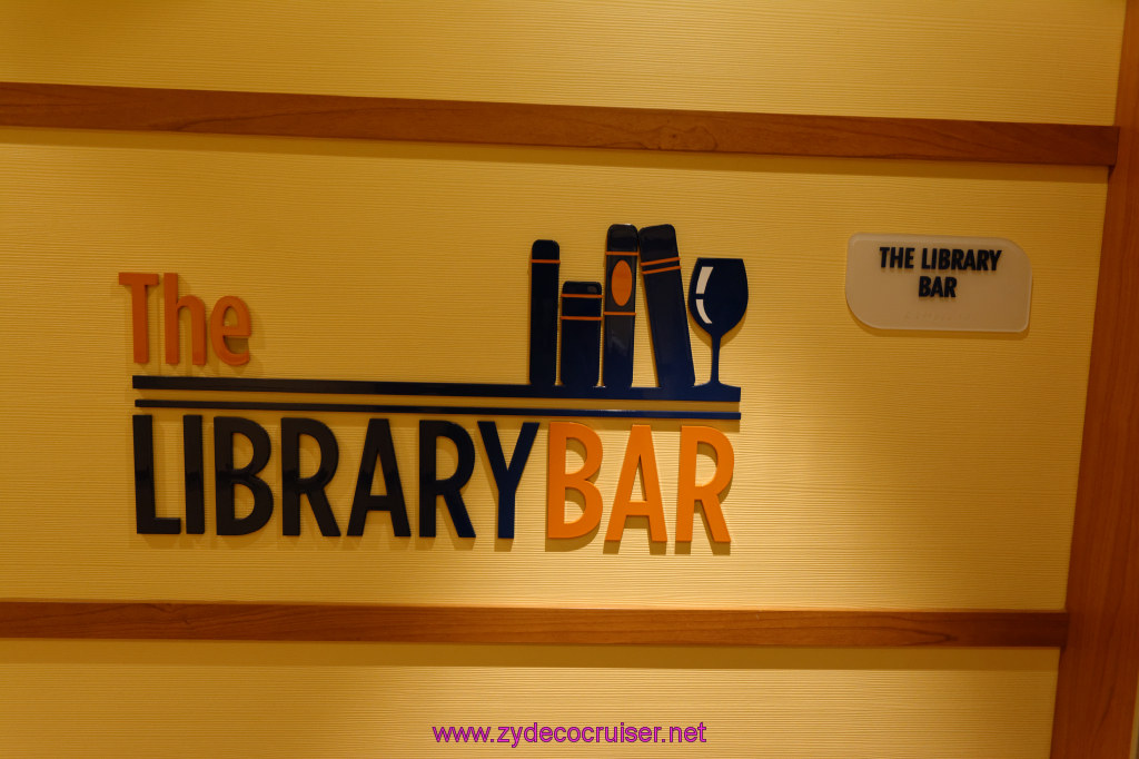 031: Carnival Breeze Cruise, Fun Day at Sea 1, The Library Bar, 