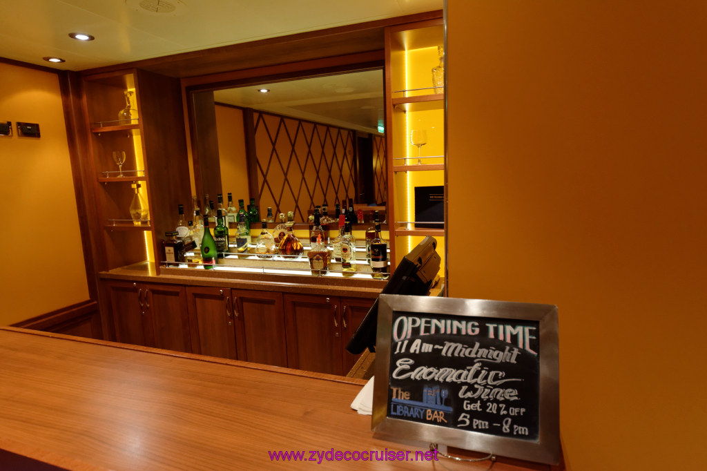 035: Carnival Breeze Cruise, Fun Day at Sea 1, The Library Bar, 