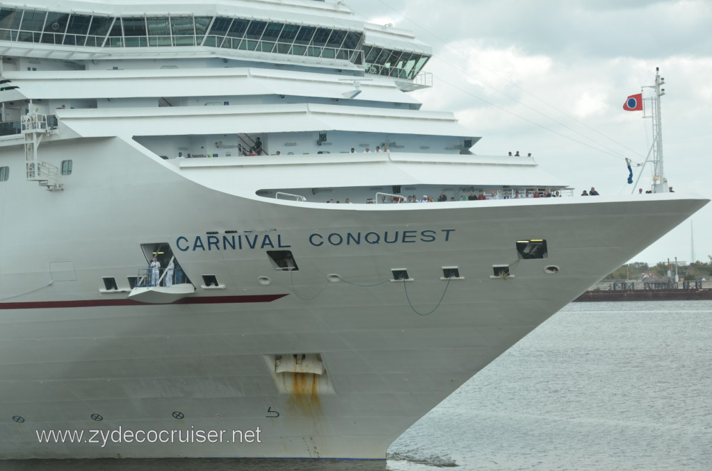 024: There she is, Carnival Conquest finally arrives back home in New Orleans, MY New Orleans, 