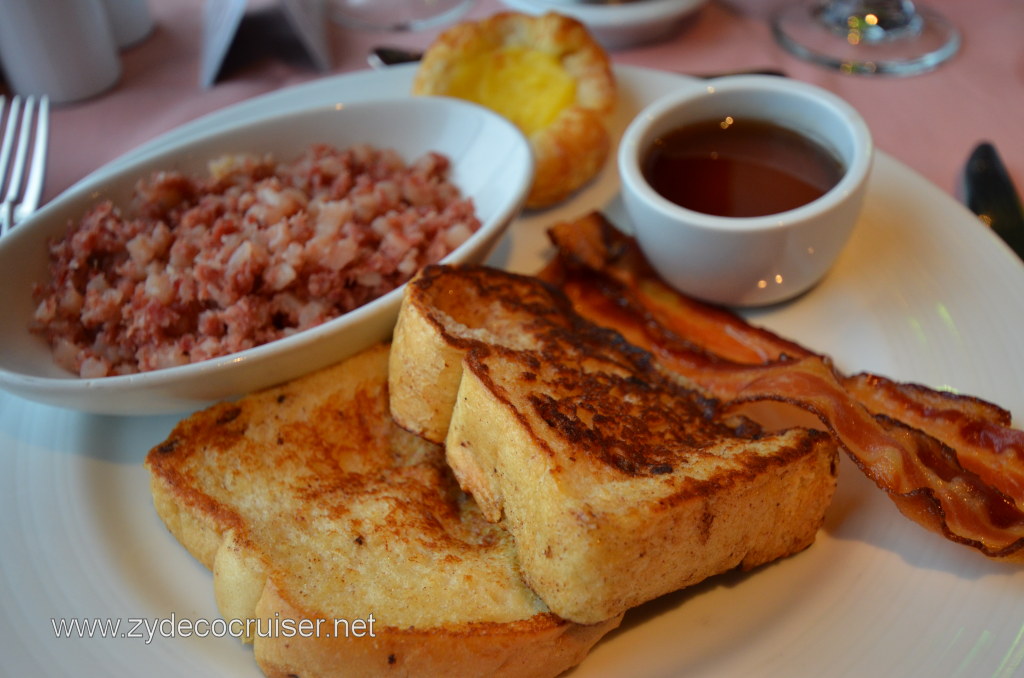 015: Carnival Conquest, Nov 14, 2011, Sea Day 1, MDR Breakfast, French Toast, 
