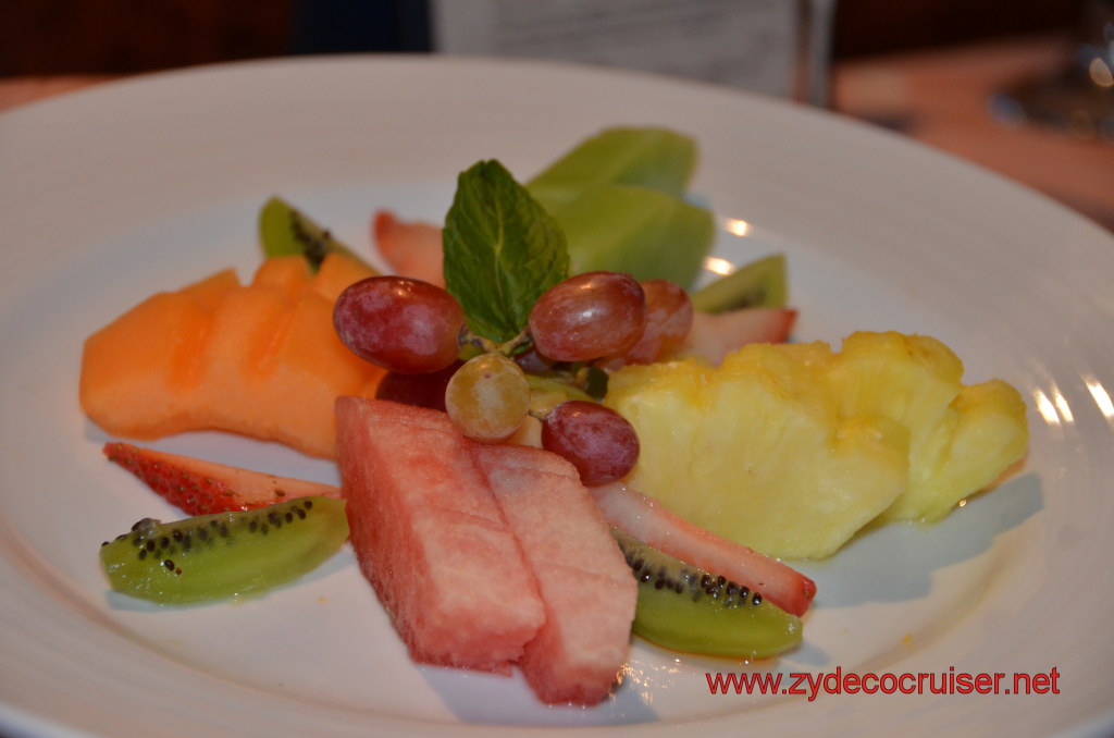 Carnival Conquest Fresh Tropical Fruit Plate