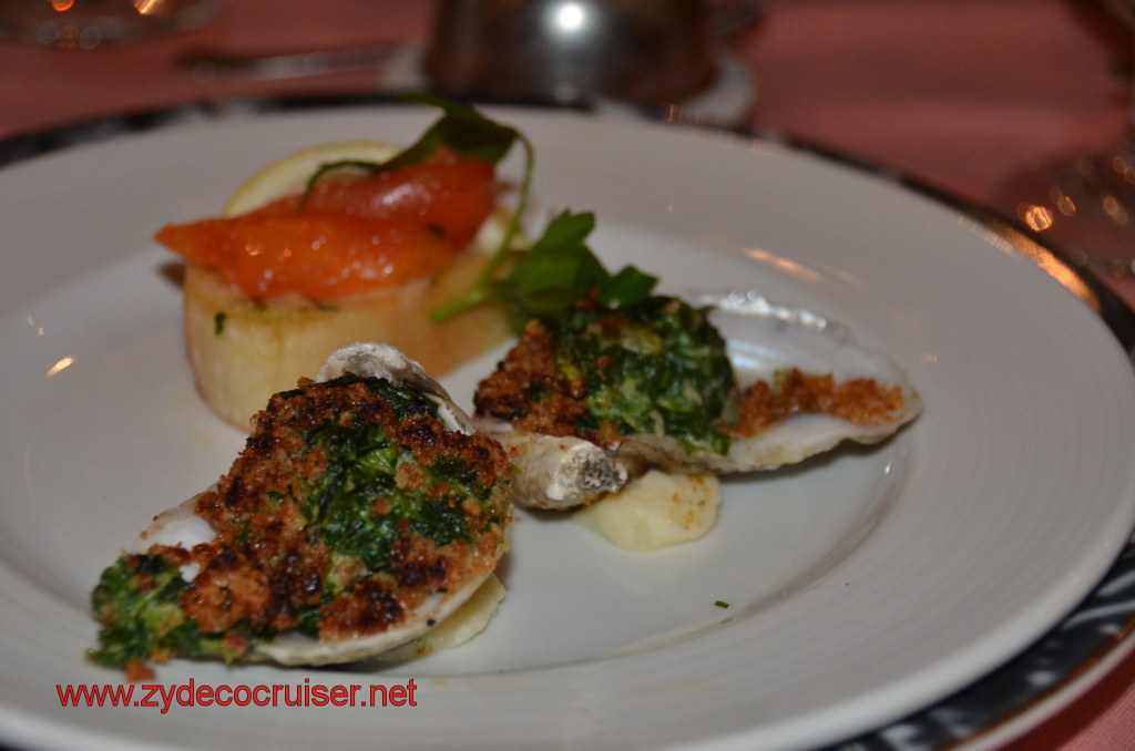 Carnival Conquest Oyster Rockefeller