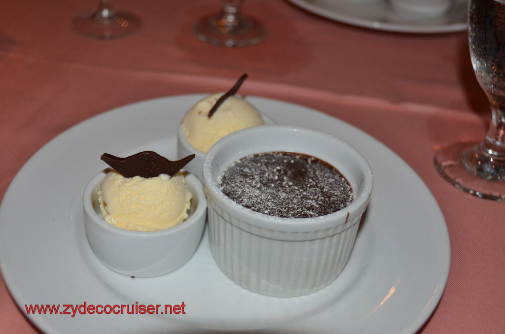 Carnival Conquest Warm Chocolate Melting Cake