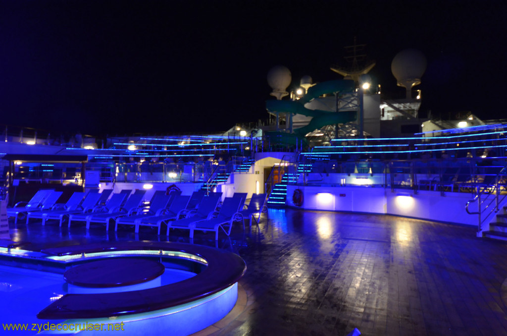 175: Carnival Conquest, New Orleans, Embarkation, Lido at night, 