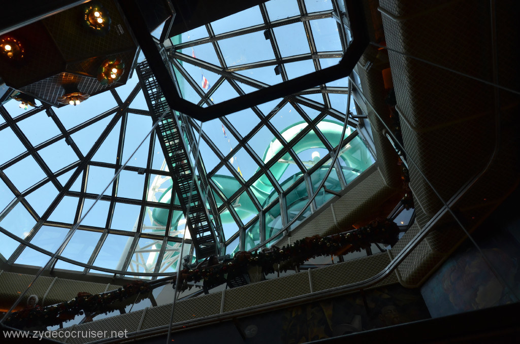 003: Carnival Conquest, New Orleans, Embarkation, Top of the Atrium
