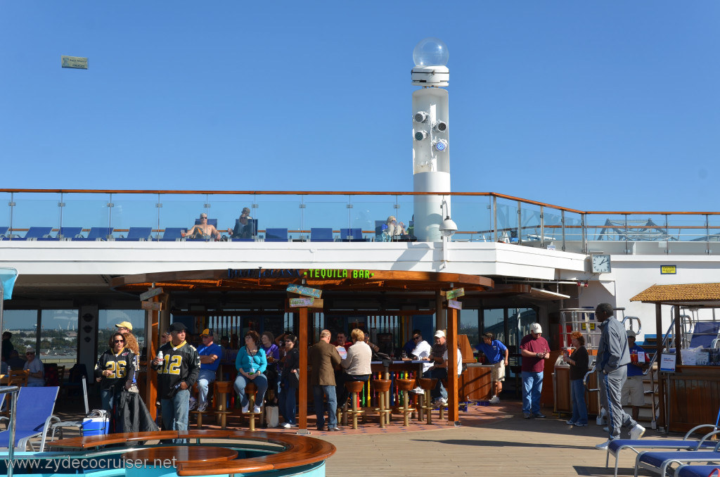 011: Carnival Conquest, New Orleans, Embarkation, Blue Iguana Tequila Bar