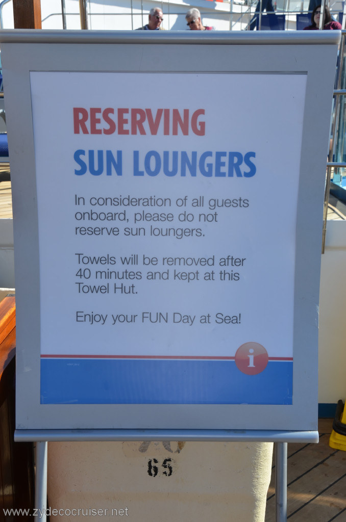 015: Carnival Conquest, New Orleans, Embarkation, No CHOGS Allowed, 