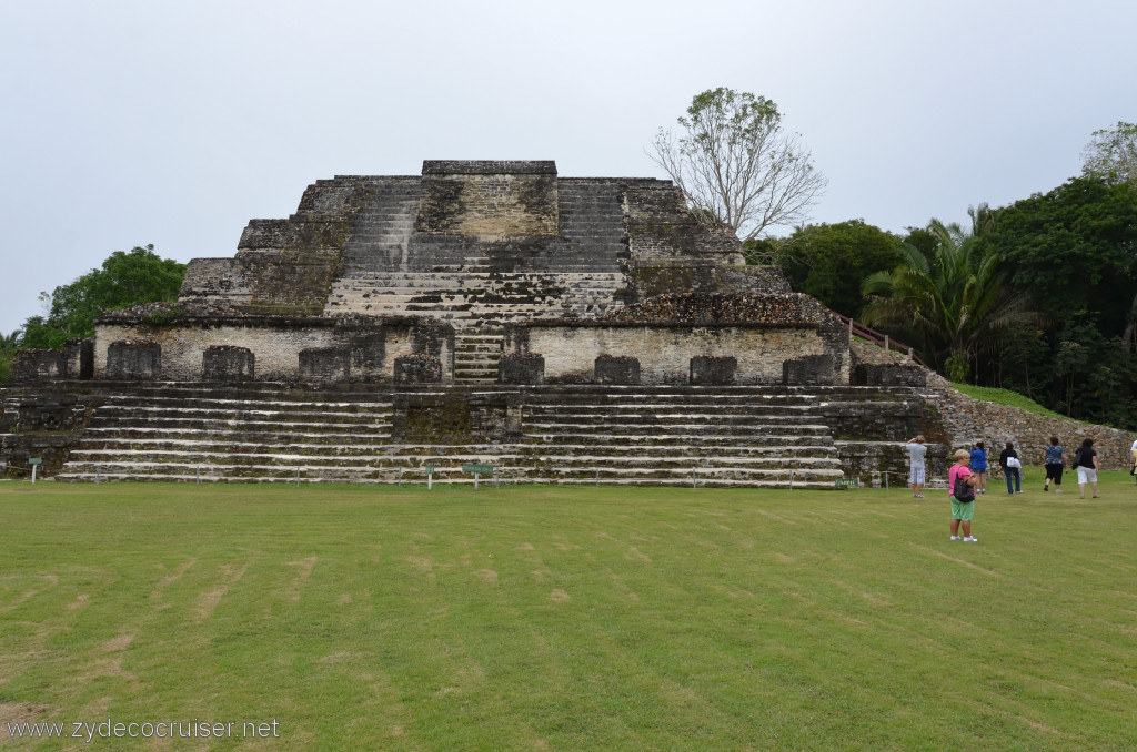124: Carnival Conquest, Belize, Belize City Tour and Altun Ha, B-4, The Sun God Temple / Temple of Masonry Alters, we will climb this, but use the stairs off to the right, 