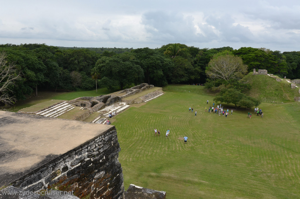 135: Carnival Conquest, Belize, Belize City Tour and Altun Ha, View from the top of B-4, the Sun God Temple / Temple of Masonry Alters, 