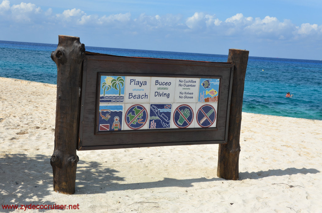 071: Carnival Conquest, Cozumel, Chankanaab, Beach and Snorkeling and Diving, 