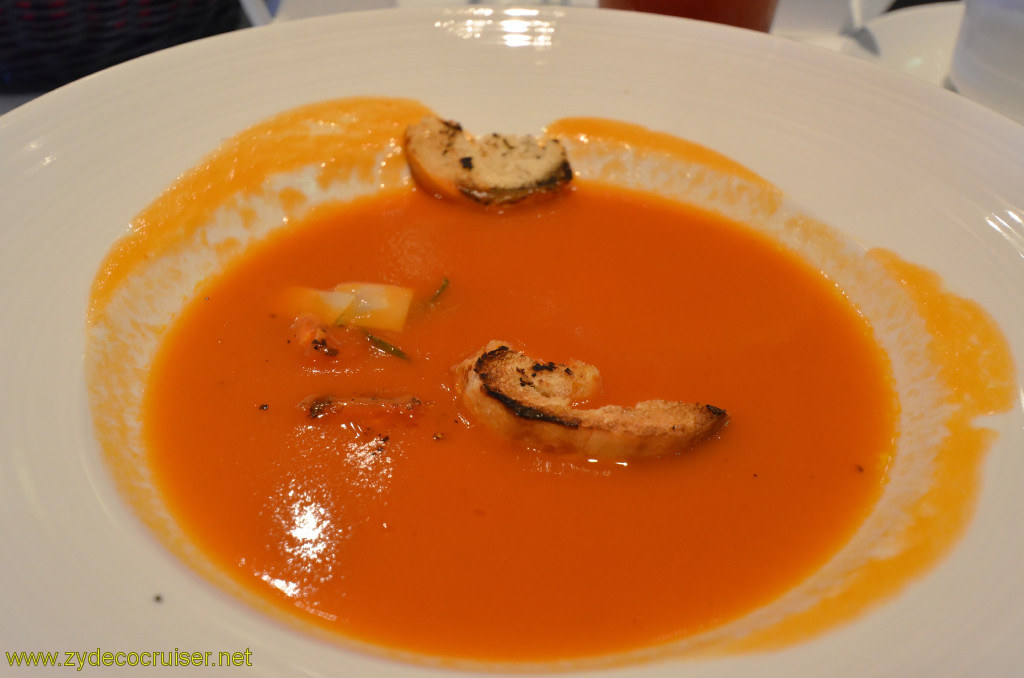 Carnival Conquest, Fun Day at Sea 3, Punchliner Comedy Brunch, Flamin Tomatoes (Tomato) Soup