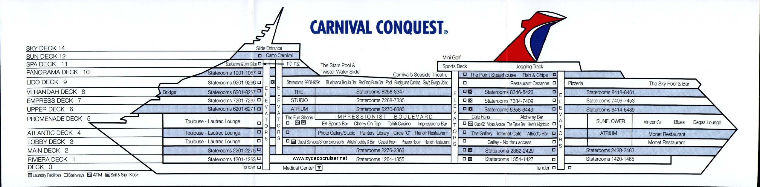 Carnival Conquest - самый лучший круизный лайнер