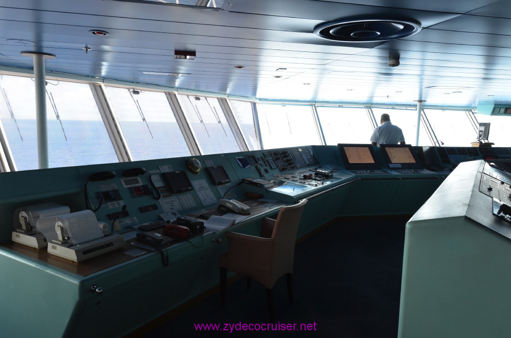 010: Carnival Conquest Cruise, Fun Day at Sea 2, Tea on the Bridge with Captain Francesco La Fauci