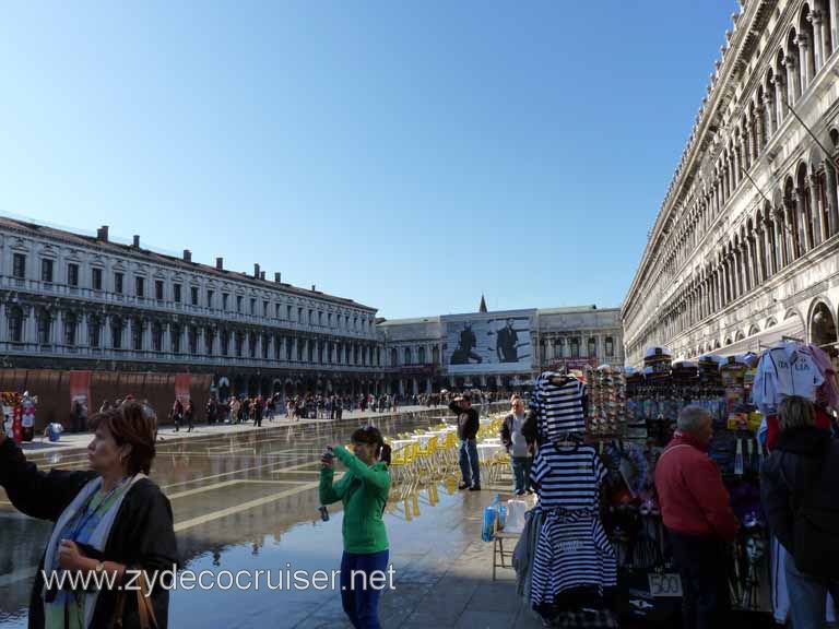4525: Carnival Dream - Venice, Italy - St Mark's Square during Acqua Alta (High Water)