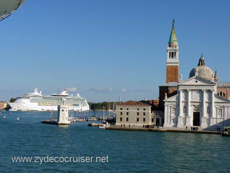 4653: Carnival Dream leaving Venice, Italy - San Giorgio Maggiore