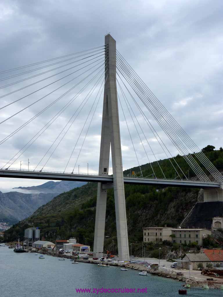 4700: Carnival Dream in Dubrovnik, Croatia - Dubrovnik Bridge - Franjo Tudjman Bridge