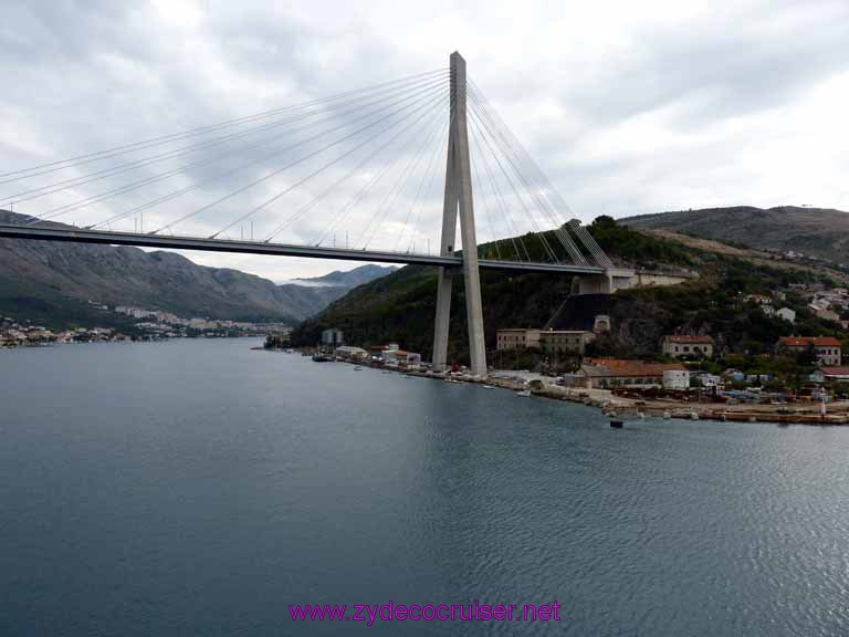 4702: Carnival Dream in Dubrovnik, Croatia - Dubrovnik Bridge - Franjo Tudjman Bridge