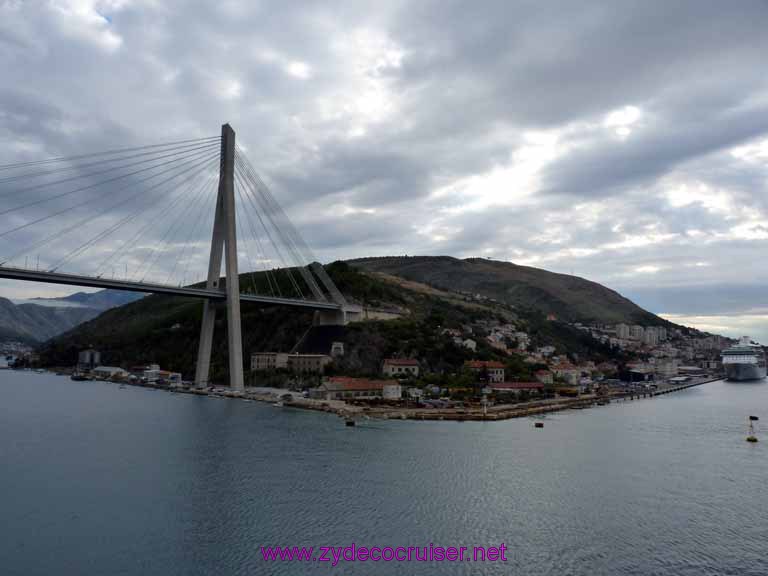 4706: Carnival Dream in Dubrovnik, Croatia - Dubrovnik Bridge - Franjo Tudjman Bridge