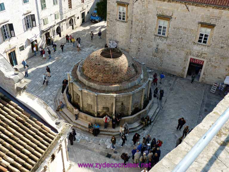 4848: Carnival Dream - Dubrovnik, Croatia - Walking the Wall - Big Onofrio fountain -  Velika Onofrijeva Fontana