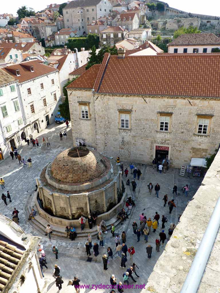 4851: Carnival Dream - Dubrovnik, Croatia -  Walking the Wall - Big Onofrio fountain -  Velika Onofrijeva Fontana