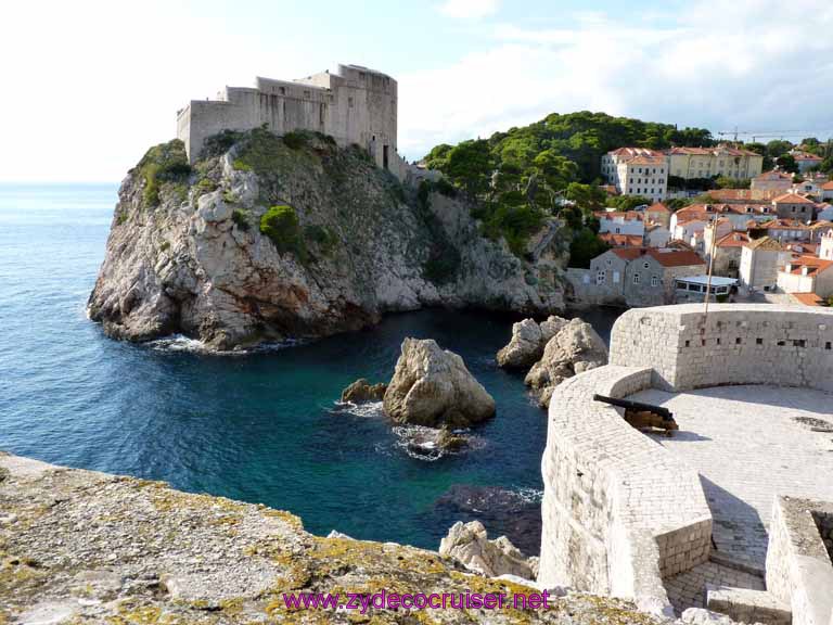 4865: Carnival Dream - Dubrovnik, Croatia -  Walking the Wall - Fort Lovrijenac