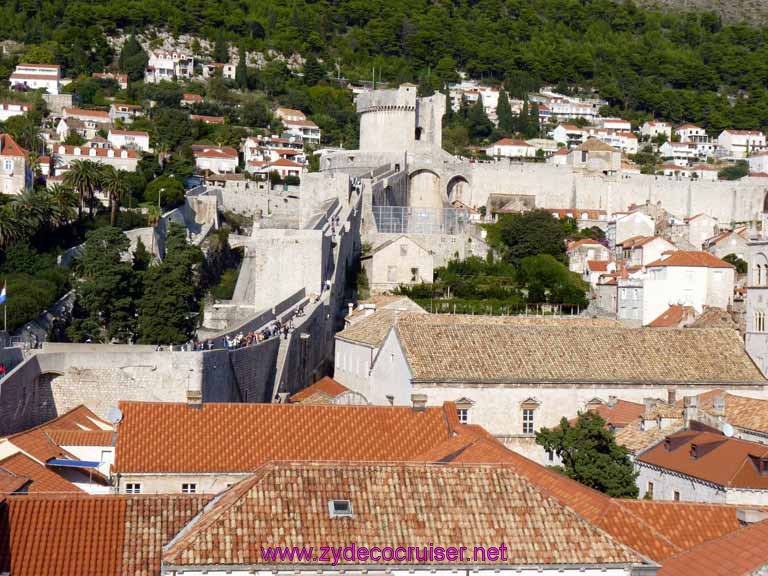 4871: Carnival Dream - Dubrovnik, Croatia -  Walking the Wall