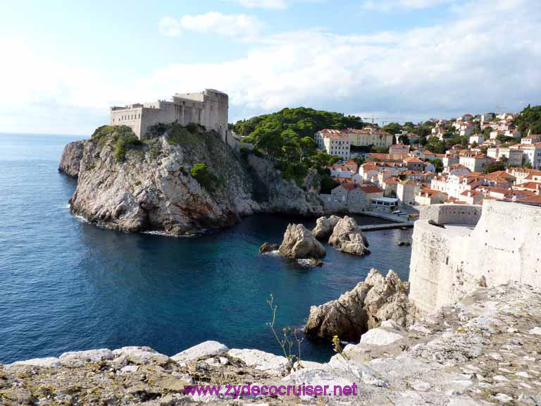 4875: Carnival Dream - Dubrovnik, Croatia -  Walking the Wall - Fort Lovrijenac