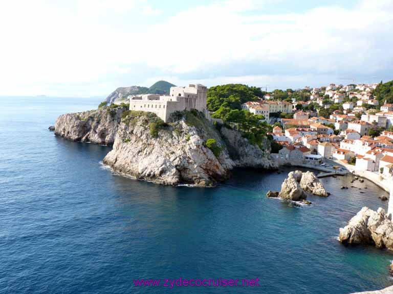 4877: Carnival Dream - Dubrovnik, Croatia -  Walking the Wall - Fort Lovrijenac