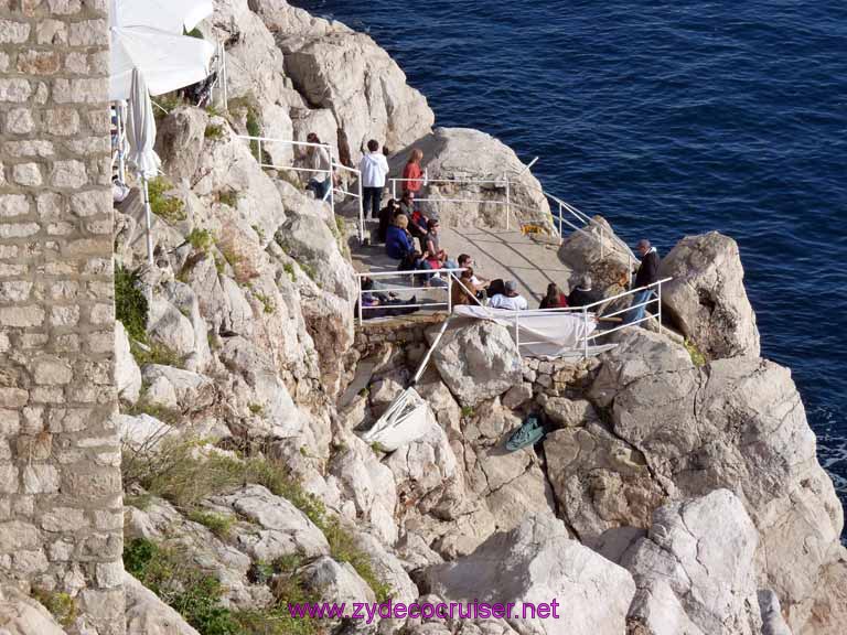 4887: Carnival Dream - Dubrovnik, Croatia -  Walking the Wall - Cafe Buza
