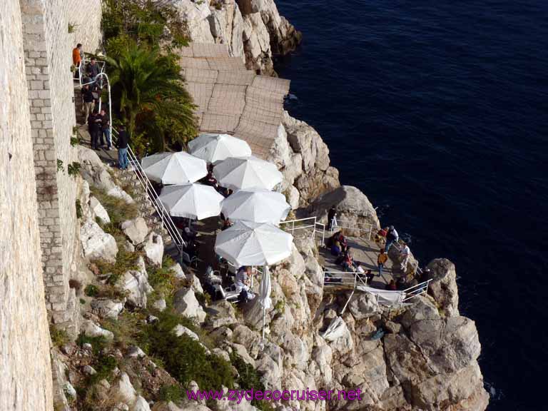 4889: Carnival Dream - Dubrovnik, Croatia - Walking the Wall - Cafe Buza