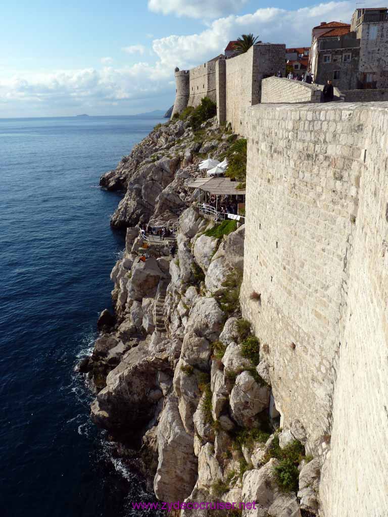 4895: Carnival Dream - Dubrovnik, Croatia - Walking the Wall and Cafe Buza