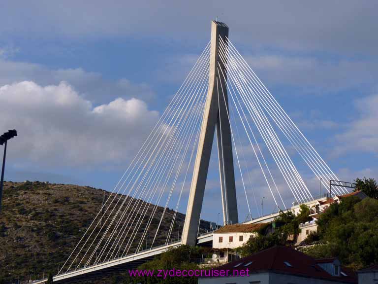 4957: Carnival Dream - Dubrovnik, Croatia - Dubrovnik Bridge - Franjo Tudjman Bridge