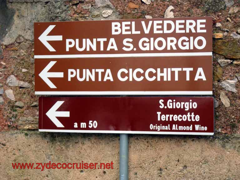 5099: Castelmola, Sicily sign
