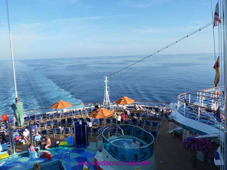 0115: Carnival Dream, Transatlantic Cruise - Sea Day 1 - Sunset Pool and Spa