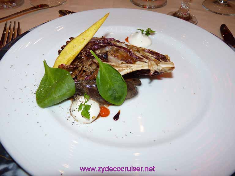 Carnival Dream - Grilled Radicchio and Portobello Mushrooms with Goat Cheese