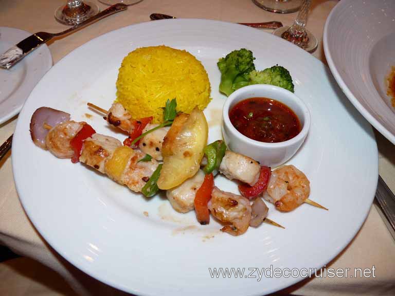 Carnival Dream - Grilled Shrimp and Scallop Brochette