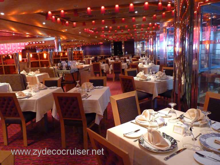 0838: Carnival Dream, Transatlantic, Upstairs Crimson - where Your Time dining is (me thinks)