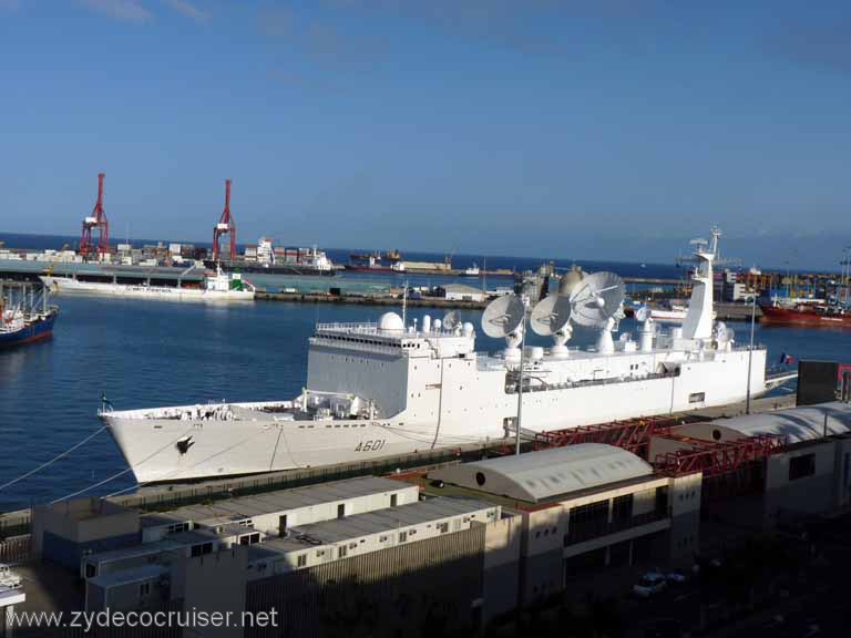 1683: Carnival Dream, Las Palmas, Canary Islands - A601 Monge French Missile Tracking Ship 1