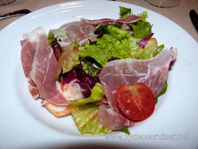 Carnival Dream - Italian Prosciutto and Roma Tomatoes